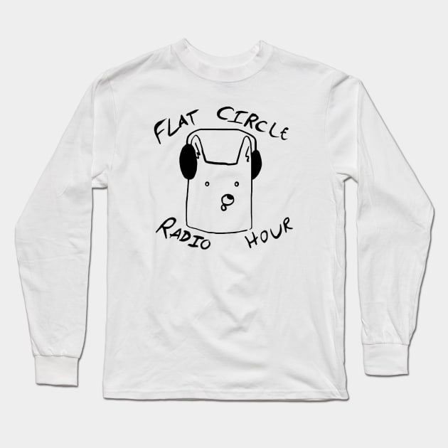 Pup Logo Long Sleeve T-Shirt by Flat Circle Radio Hour